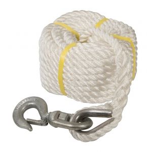 Silverline Corde à poulie manuelle avec crochet - 20 m