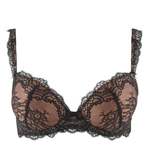 Aubade Soutien-gorge Plunge Coque, Danse des Sens, Noir, 95D, OG08-N