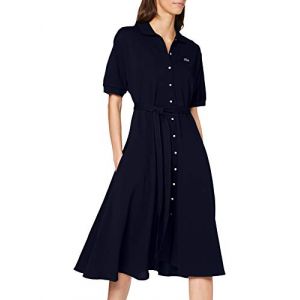 Image de Lacoste EF5471 Robe, Marine, 46 Femme