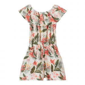 Image de name it Vêtements Nmfvinaya Ss Playsuit Par Blanc