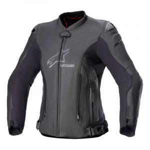 Alpinestars Blouson cuir femme Stella GP Plus V4 black/black- 44