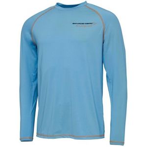 Savage Gear T-shirt Manches Longues Aqua Uv S Bonnie Blue