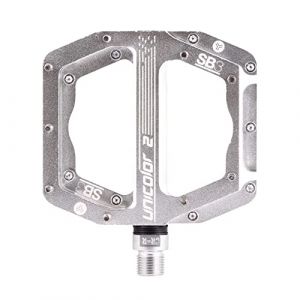 SB3 Paire de pedales plates unicolor 2 argent