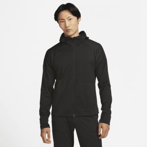 Nike Sweat &agrave; capuche en jersey &agrave; zip Yoga Dri-FIT pour homme - Noir - Taille M - Male