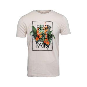 Best Mountain Tee Shirt Imprim&eacute; Plantes Tropicales Homme