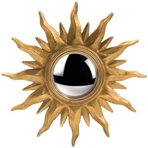 Opjet Miroir sorci&egrave;re soleil Ex-voto dor&eacute; &agrave; accrocher