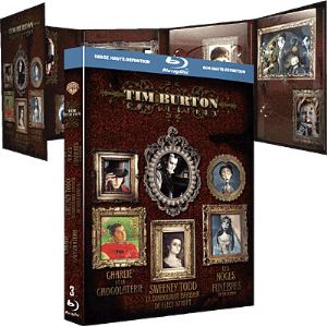 Coffret Tim Burton - Sweeney Todd + Les Noces funèbres + Charlie et la chocolaterie