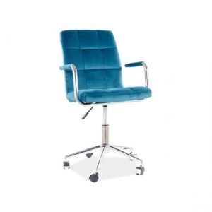 Signal Q-022 VELVET TURKUS BLUVEL 85 CHAISE PIVOTANTE