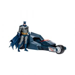 MCFarlane Toys Figurine DC Multiverse véhicule Bat-Raptor with Batman (The Batman Who Laughs) (Gold Label)