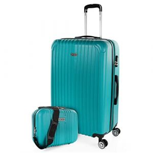Maletas De Viaje Cabina. Maleta Cabina 55X40x20 - Maletas De Cabina Con 4 Ruedas - Maletas De Viaje Pequeñas Ligeras. Trolley Cabina Equipaje De Mano. Maleta Cabina T71550B