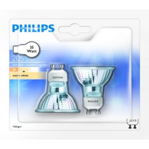 Philips 924713444246 - Hal-Twist Lot de 2 Ampoules Halogène Culot GU10 35 Watts