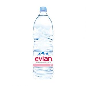 Evian Eau plate