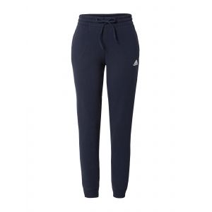 Image de Adidas Essentials Linear French Terry Cuffed Pantalon Survêtement Femmes - Bleu Foncé, Blanc