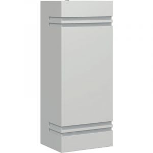 VidaXL Applique Murale D'ext&eacute;rieur Argent&eacute; Acier Inoxydable