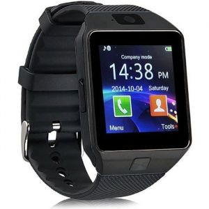 Image de Bluetooth Montre Smart Watch Phone Dz09 Support De La Carte Sim De Tf Caméra Hd Sync Appel Sms Pour Android Phone -Noir