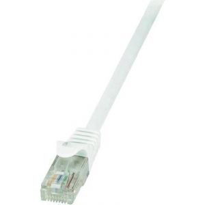 Logilink CP2011U - C&acirc;ble r&eacute;seau RJ45 CAT6 U/UTP blanc 0,25M