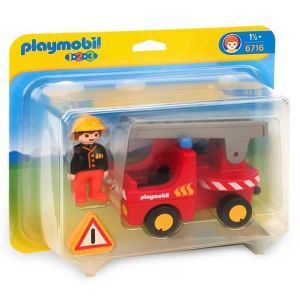 Playmobil 6716 - 1.2.3 : Pompier + camion