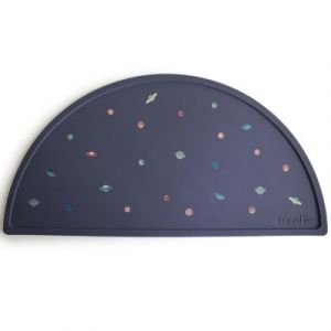 Mushie Set de table enfant silicone, planètes