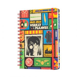 Grupo erik Agenda scolaire A5 Couverture Rigide 12 Mois Anglais Espagnol Français Italien Allemand