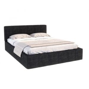 Nova Confort - Lit coffre atlanta 120 x 200 cm avec sommier &agrave; lattes relevable Noir