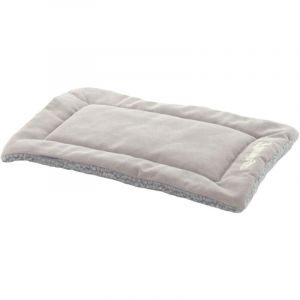 Flamingo Coussin pour Chien et Chat - 40 x 25 x 2cm - Ultra Doux - qualité superieur - Housse Amovible - Couleur Populaire Gris