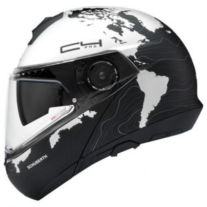 Schuberth Casque C4 Pro Magnitudo Noir Mat Blanc - Couleur Blanc - Taille XS