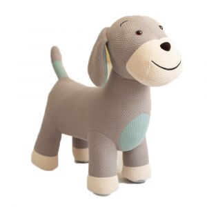 Maxi Cocker En Peluche Siège En 100% Coton Gris