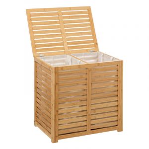 Atmosphera Panier &agrave; linge Sicela 100 litres bambou