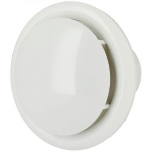 Horoz Electric Extracteur d’air simple flux rond pour salle de bain, WC, cuisine AIRYMAX 2 100 mm blanc 502.000.100 HOROZ
