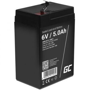 GreenCell Rechargeable Batterie AGM 6V 5Ah accumulateur au Gel Plomb Cycles sans Entretien VRLA Battery étanche Résistantes