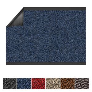 Image de Floordirekt - Tapis de Porte Paillasson d'entr&eacute;e sky Bleu 120 x 200 cm