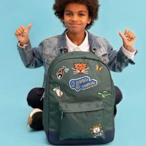 Caramel et Cie Sac à dos 40 cm Green power