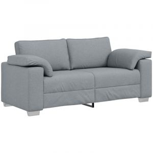 VidaXL Canap&eacute; Gris clair 180 x 77 x 82 cm tissu