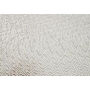 Soleil d'Ocre Sous nappe de protection ronde en PVC rectangle 140x200 cm, par