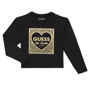 Guess T-shirt enfant LS T SHIRT Noir - Taille 8 ans,10 ans,12 ans,14 ans,16 ans