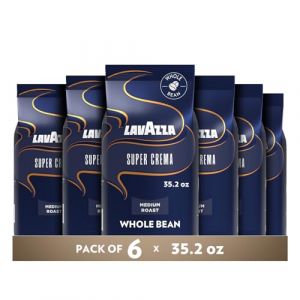 Lavazza Caf&eacute; en Grains Super Crema - 1 Kg