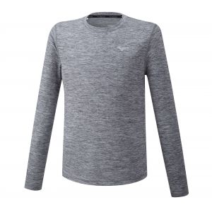 Mizuno Maillot manches longues impulse core homme gris l