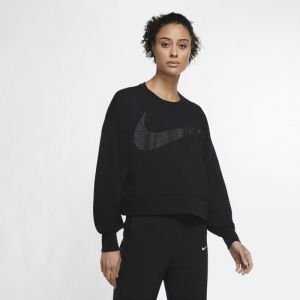 Image de Nike Haut de training scintillant en tissu Fleece Dri-FIT Get Fit pour Femme - Noir - Taille S - Female