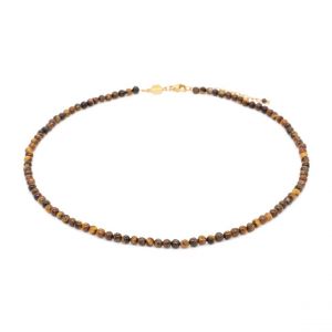 Collier Femme Sloya Serena Oeil de Tigre