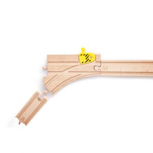 Image de Hape Rails pour circuit de train en y mécaniques bois, 2 pièces E3781