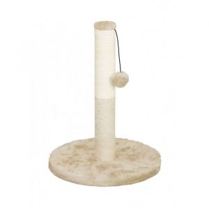 MON AMI LUKI - ARBRE A CHAT GRIFFOIR AVEC JOUET INTEGRE31X31X39.5 CM - ECRU - CHAT - 31x31x39CM