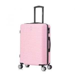 Valise Moyenne 20kg 65cm | Valise Celims France Weekend | Ultra-R&eacute;sistant | ABS | Cadenas | Rose P&acirc;le