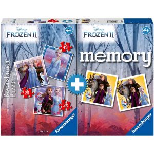 Ravensburger Multipack - Memory et 3 Puzzles - La Reine des Neiges 2