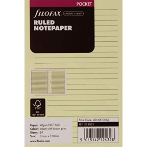 Filofax POCKET COTTON CREAM LIGNE