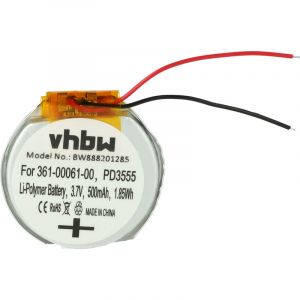 Vhbw Batterie compatible avec Garmin Fenix 2, 1 smartwatch montre connect&eacute;e bracelet fitness (500mAh, 3,7V, Li-polym&egrave;re) + outils