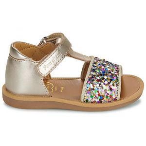 Image de Pom d'Api Sandales enfant POPPY TAO EASY Dor&eacute; - Taille 20,21,22,23