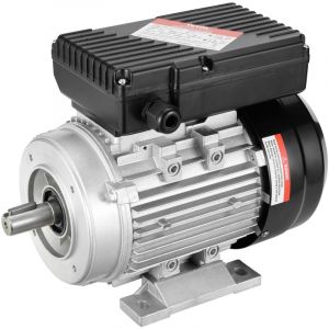 Moteur Électrique 055 kW-VEVOR-Moteur de Compresseur dair Monophasé-pour Machines Agricoles et Équipements