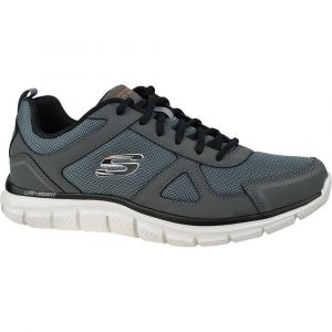 Skechers Track scloric 52631 ccbk homme chaussures de running gris 45
