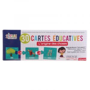 CMP Cartes éducatives l'origine des choses - 30 pcs + 3 ans
