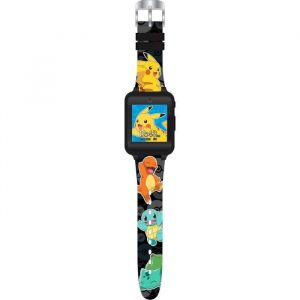 Nintendo Montre connectée Euroswan-Pokemon pour enfants. (calendrier, alarme, chronomètre, photos, vidéos), multicolore (POK4231)